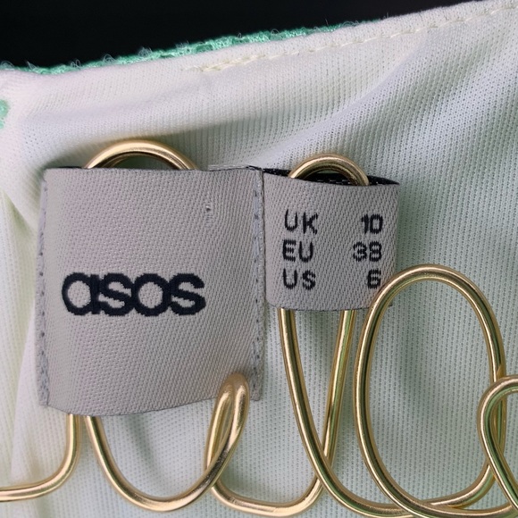 🚨 LAST CHANCE. CLOSING 9.16 🚨 ASOS Premium Mesh Plunge Neck Debutante Dress - Picture 4 of 10